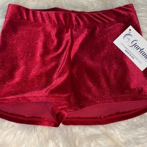 Girls  Red Velvet Dance Shorts (Read Description)!!! NWT